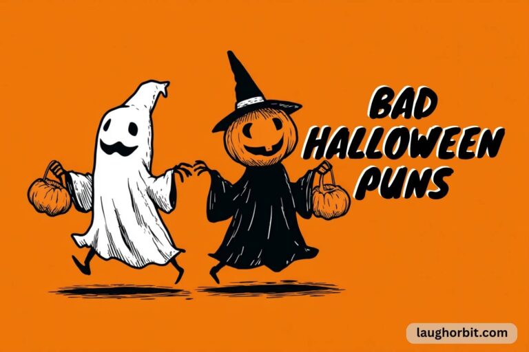 bad halloween puns