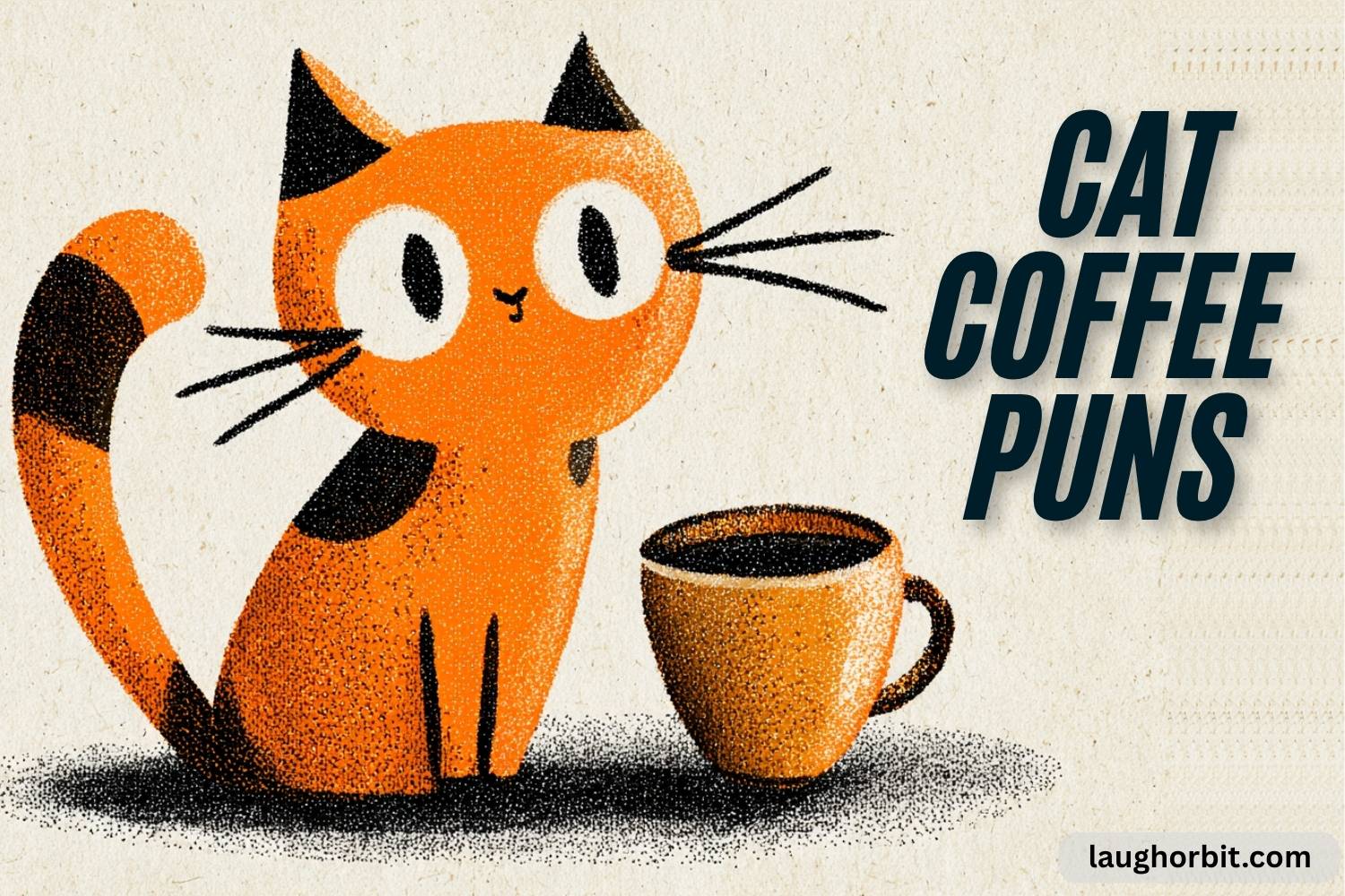 cat coffee puns
