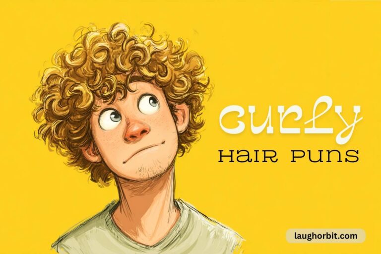 curly hair puns