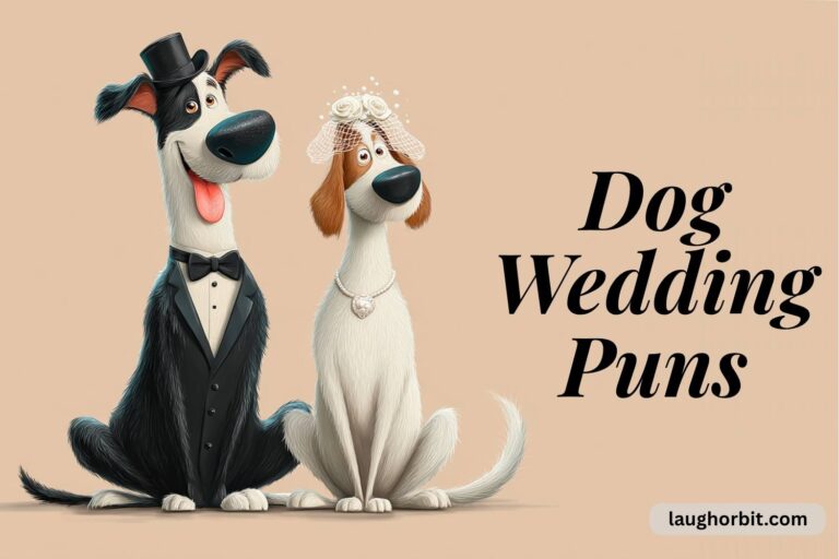 dog wedding puns