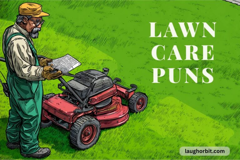 lawn care puns